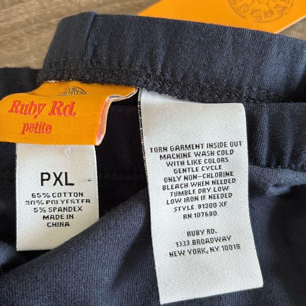 COPY - Ruby Rd Black Relaxed Fit pants - Picture 2 of 6
